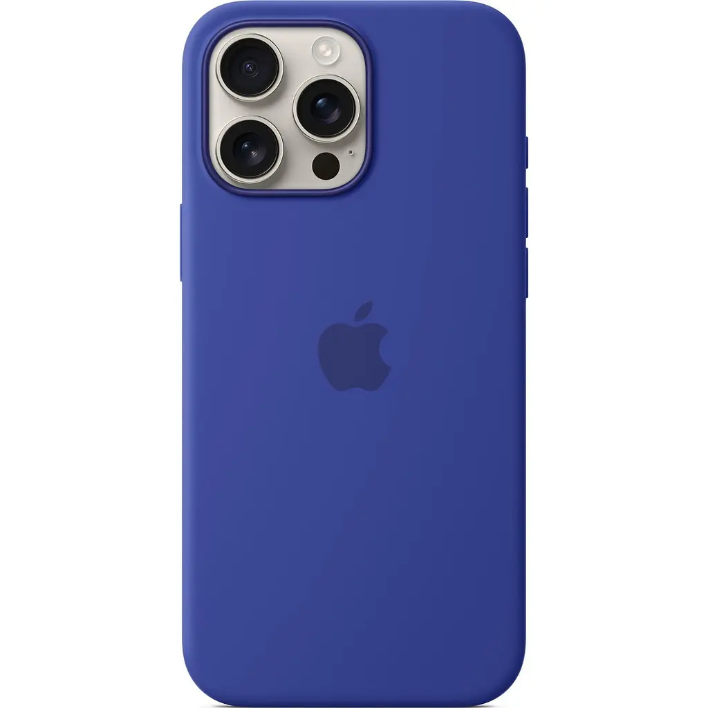 Силиконовый чехол Silicone Case with MagSafe для Apple Iphone 16 Pro Max Ultramarine MYY3ZM/A - фото 3