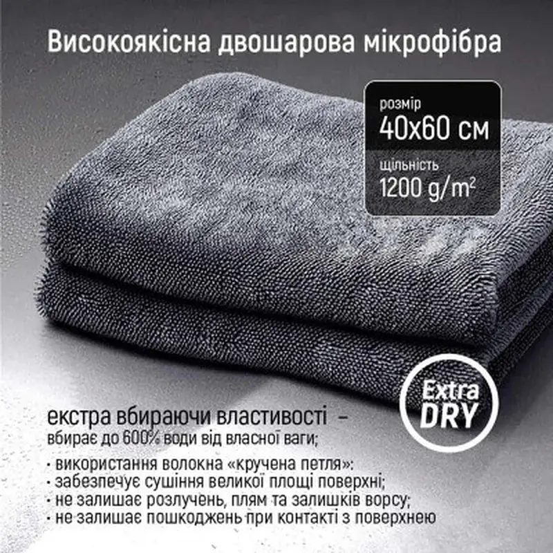 Автомобільна серветка ColorWay Extra Dry 1200gs (CW-5612) - фото 5