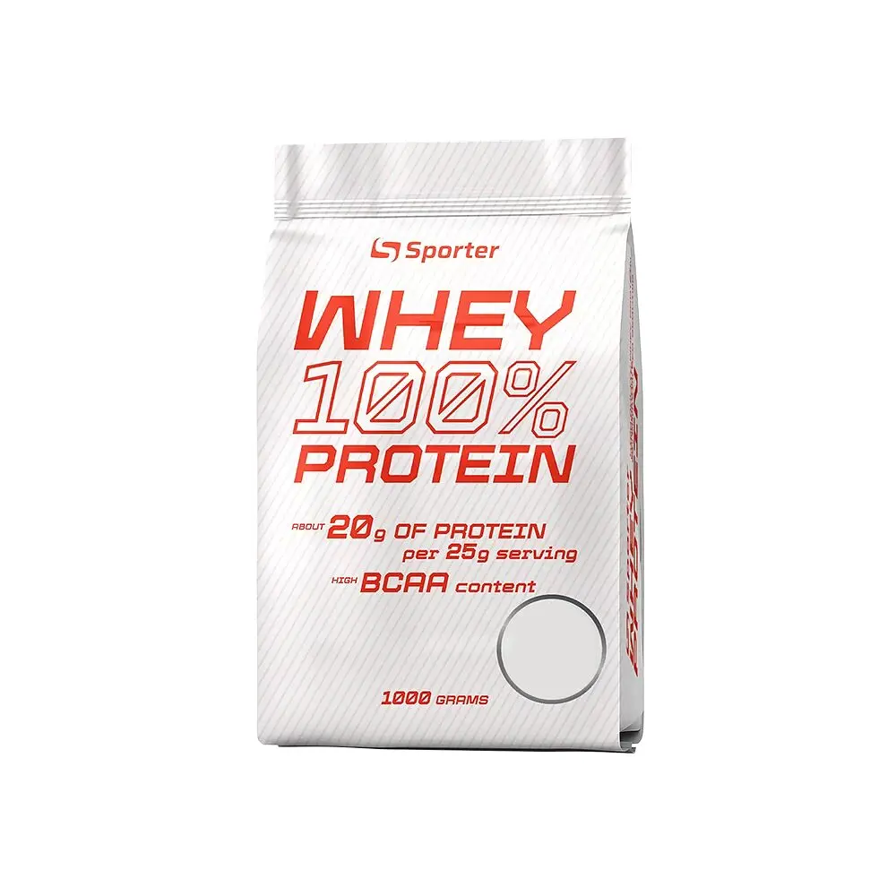 Протеїн Sporter Whey 100% Protein, 1 кг - Ваніль
