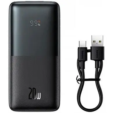 Внешний аккумулятор Baseus Bipow Pro 10000mAh 20w с дисплеем (PPBD040201) черный - фото 4
