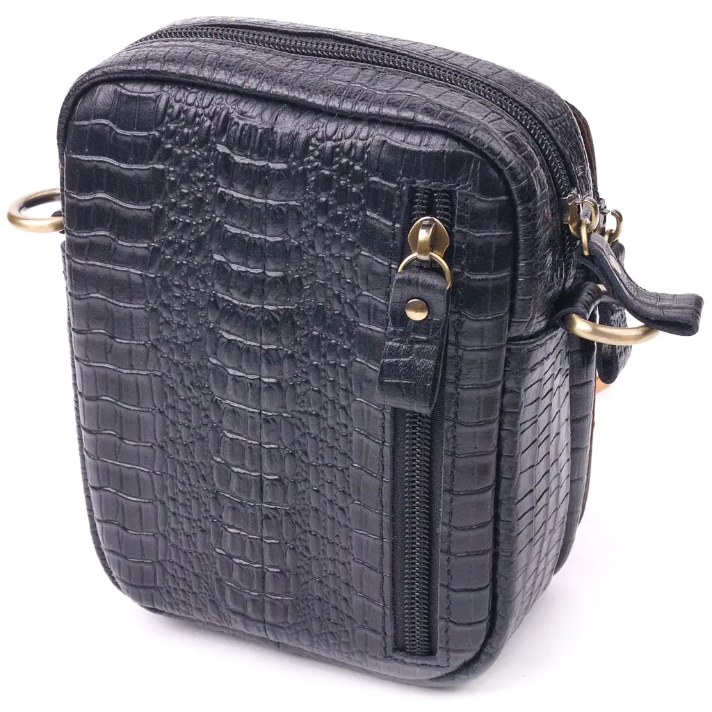 Кожаная сумка мужская Vintage 13,5х18х6 см sum0022409 - фото 2