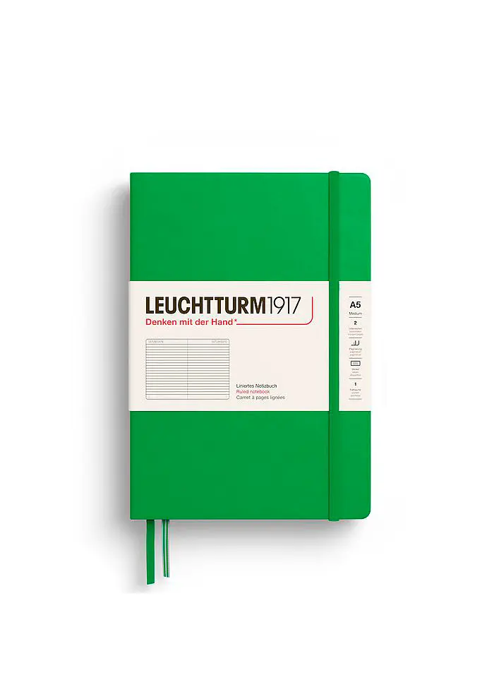 Блокнот Leuchtturm1917 Середній Spring Leaf Лінія (372194) - фото 7