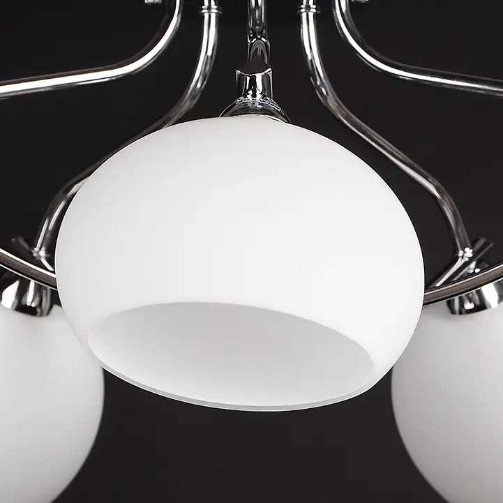 Люстра потолочная Brille классическая E14 40W CH (LK-216C/5) - фото 5