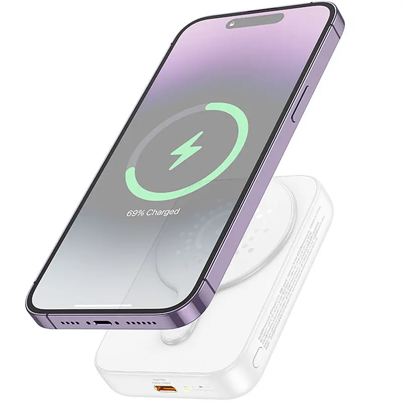 Портативний ЗП Power Bank Hoco J117A Esteem PD20W з БЗП 10000 mAh White - фото 2
