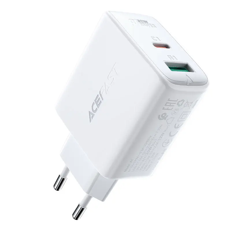 МЗП A5 PD32W+QC3.0 (1USB-A/1C) White Acefast teh0029678