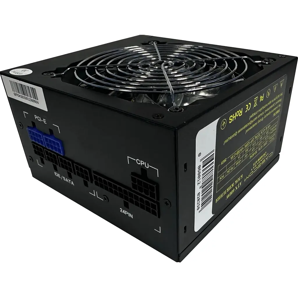 Блок живлення 600W Casecom, 120mm, Modular, Brown Box - фото 2