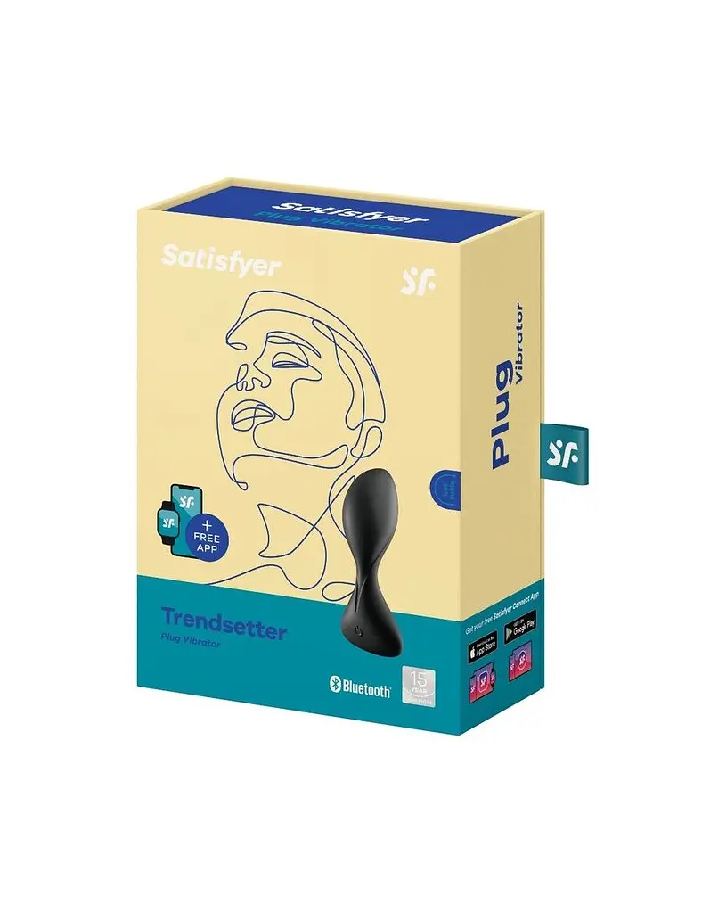 Анальна смарт-пробка Satisfyer Trendsetter, 11.2х5 см, чорна - фото 5