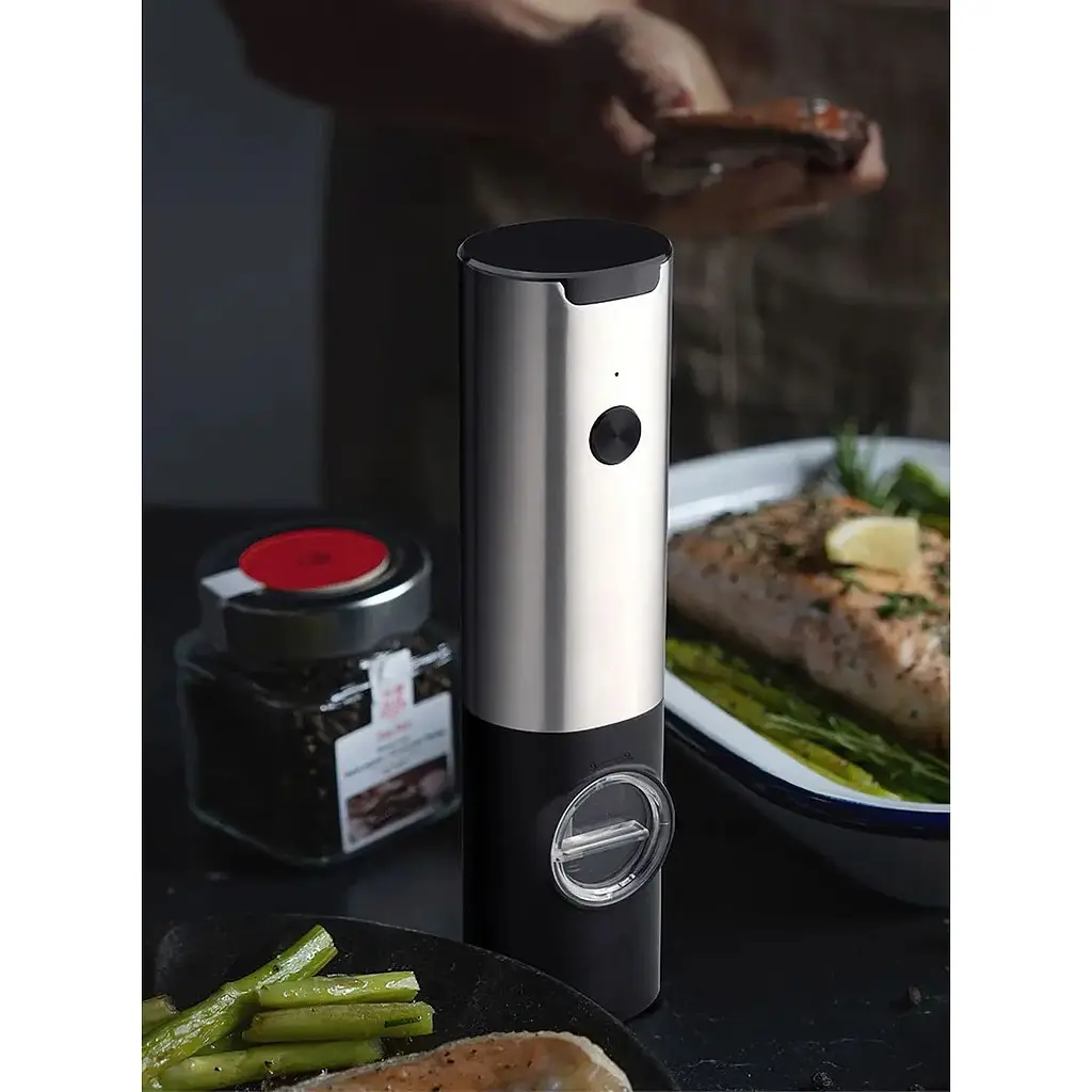 Електричний млинок для спецій Ringel Zira 21 см нержавіюча сталь пластик керамічні леза (RG-5121-01) - фото 7