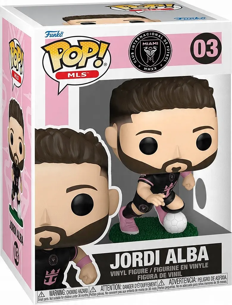 Фигурка Funko POP Football: Inter Miami - Jordi Alba Away det0018384 - фото 2