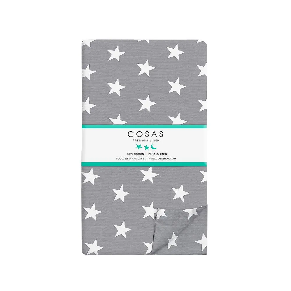 Підковдра євро Cosas Big Stars 200х220 см (StarsB_Grey_200) - фото 4