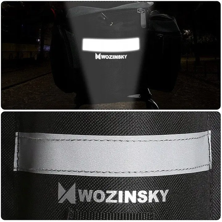 Велосипедна сумка на багажник Wozinsky WBB3BK 6L Чорна - фото 6