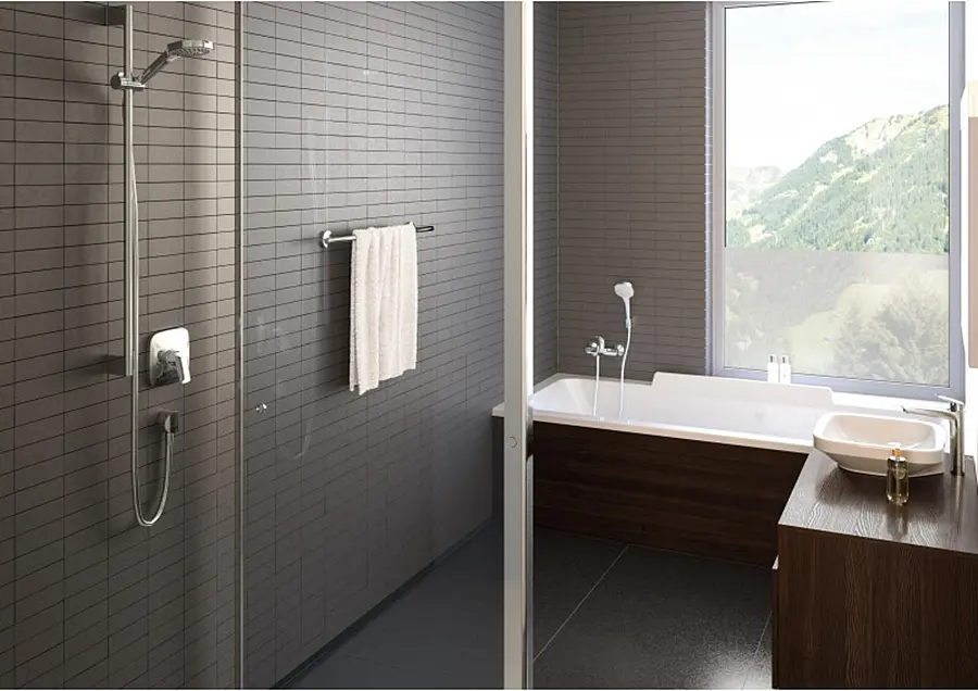 Шлангове під'єднання Hansgrohe FixFit E без зворотного клапана Brushed Black 27454340, Шліфований чорний хром - фото 2