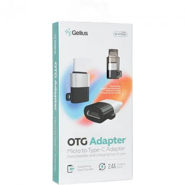 Переходник OTG Gelius Adapter Micro to Type-C GP-OTG005 - фото 3