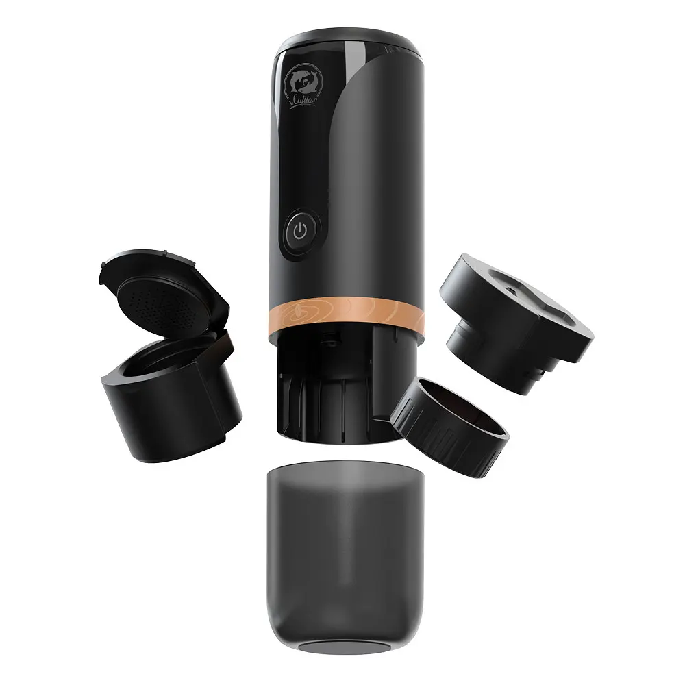 Портативна кавомашина OldBro CERA+ Máquina Travel Espresso Coffee Maker Outdoor для меленої кави та капсул Nespresso - фото 3