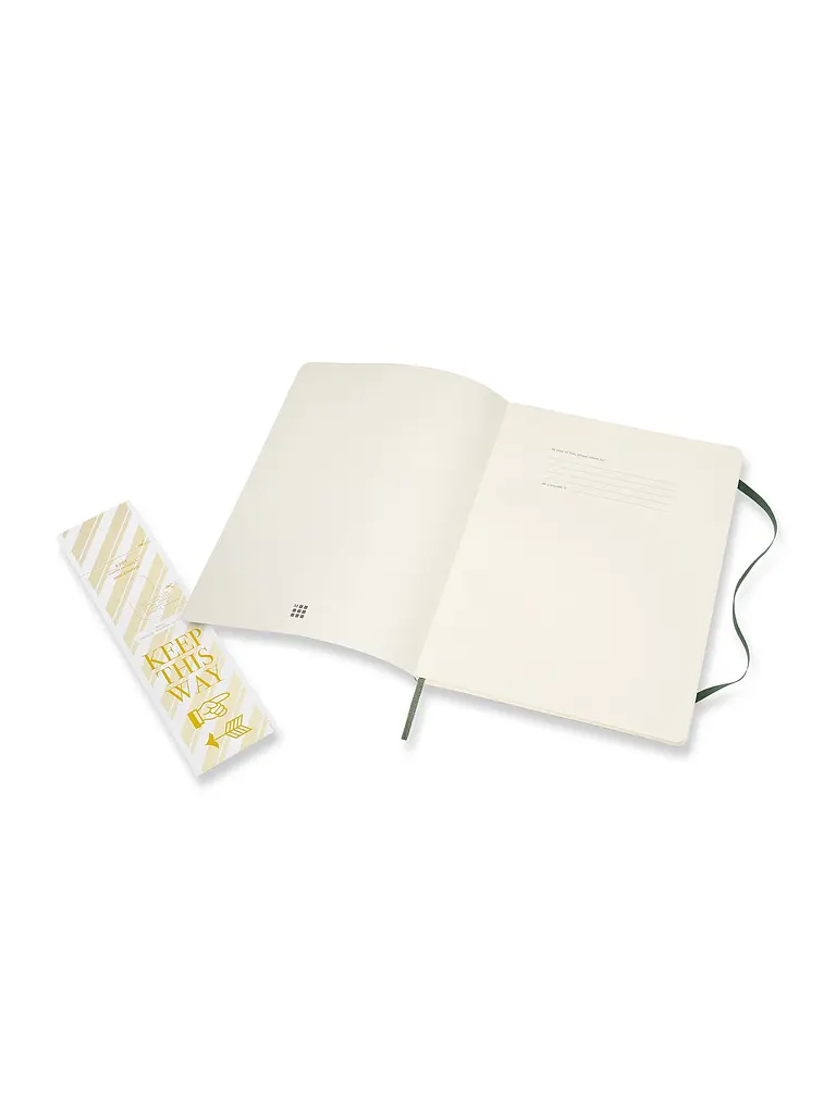 Записник Moleskine Classic великий, Лінійка Миртовий Зелений М’який (QP621K15) - фото 3