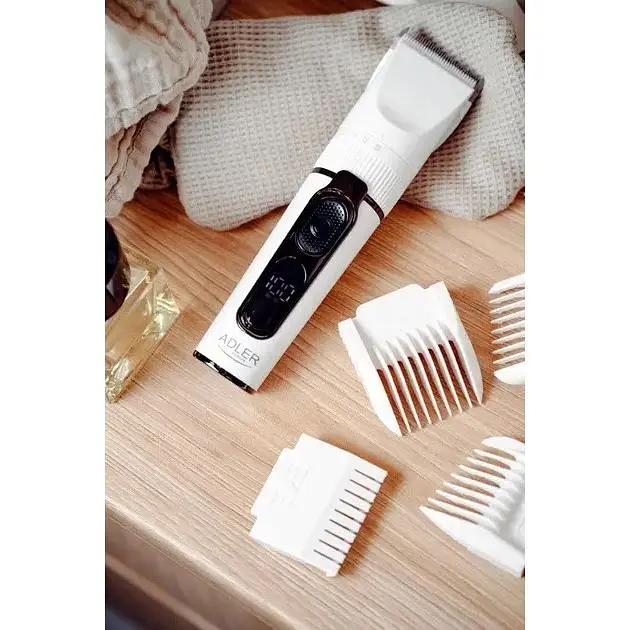 Машинка для стрижки Adler AD 2839 аккумуляторная с насадками - фото 10