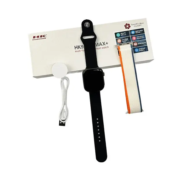 Смарт-годинник HK 9 Pro Max Plus IP67 Amoled Black - фото 5