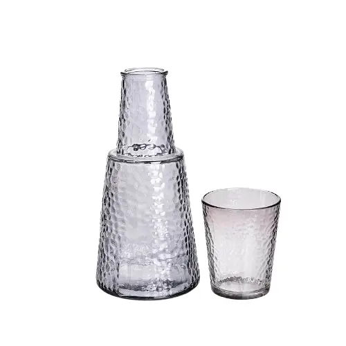 Кувшин 800 мл со стаканом 1 шт по 250 мл Прозрачный Yiwu HP-19-TH-1 - фото 2