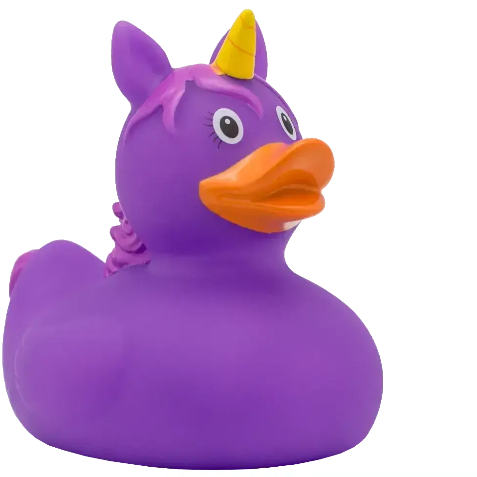 Утка FunnyDucks Единорог фиолетовый ( 2090) - фото 3