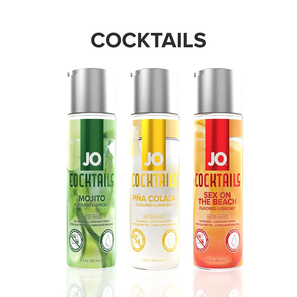 Лубрикант на водній основі JO Cocktails - Pina Colada без цукру, рослинний гліцерин (60 мл) - фото 6