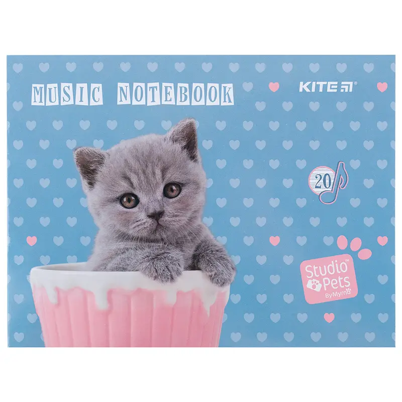 Тетрадь для нот Kite А5, 20 листов (SP24-405) - фото 5