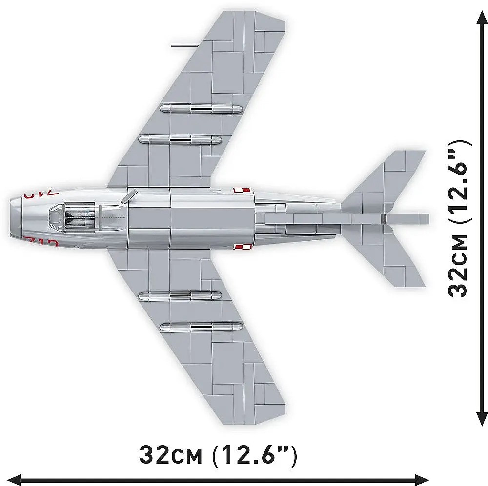Конструктор СОВИ истребитель LIM1 Polish Air Force 1952 5822 - фото 3