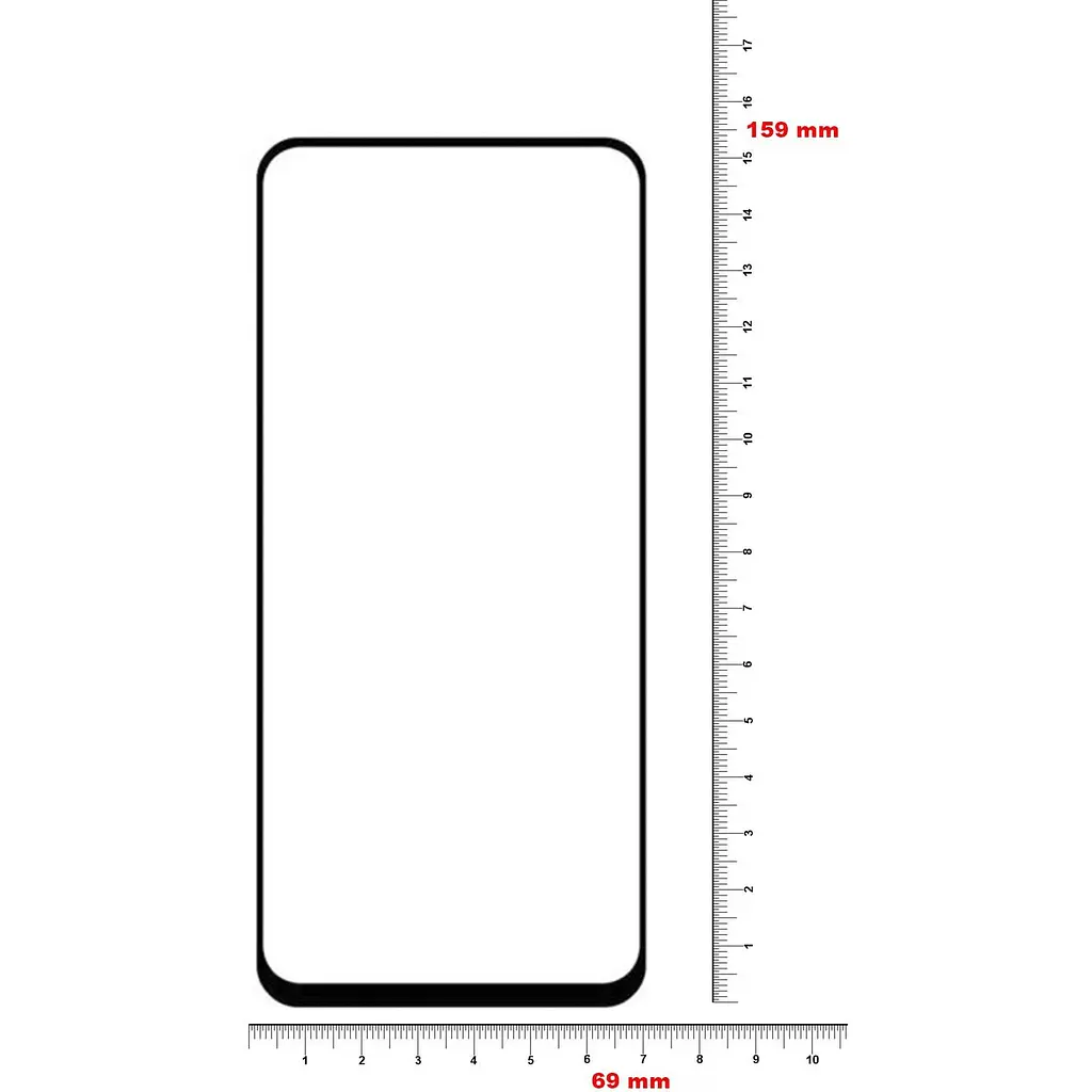 Захисне скло BeCover для Oppo A54 Black (706655) - фото 3