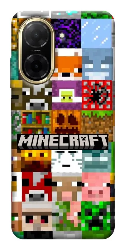 Чохол Demsky Minecraft collage для Xiaomi Redmi A5