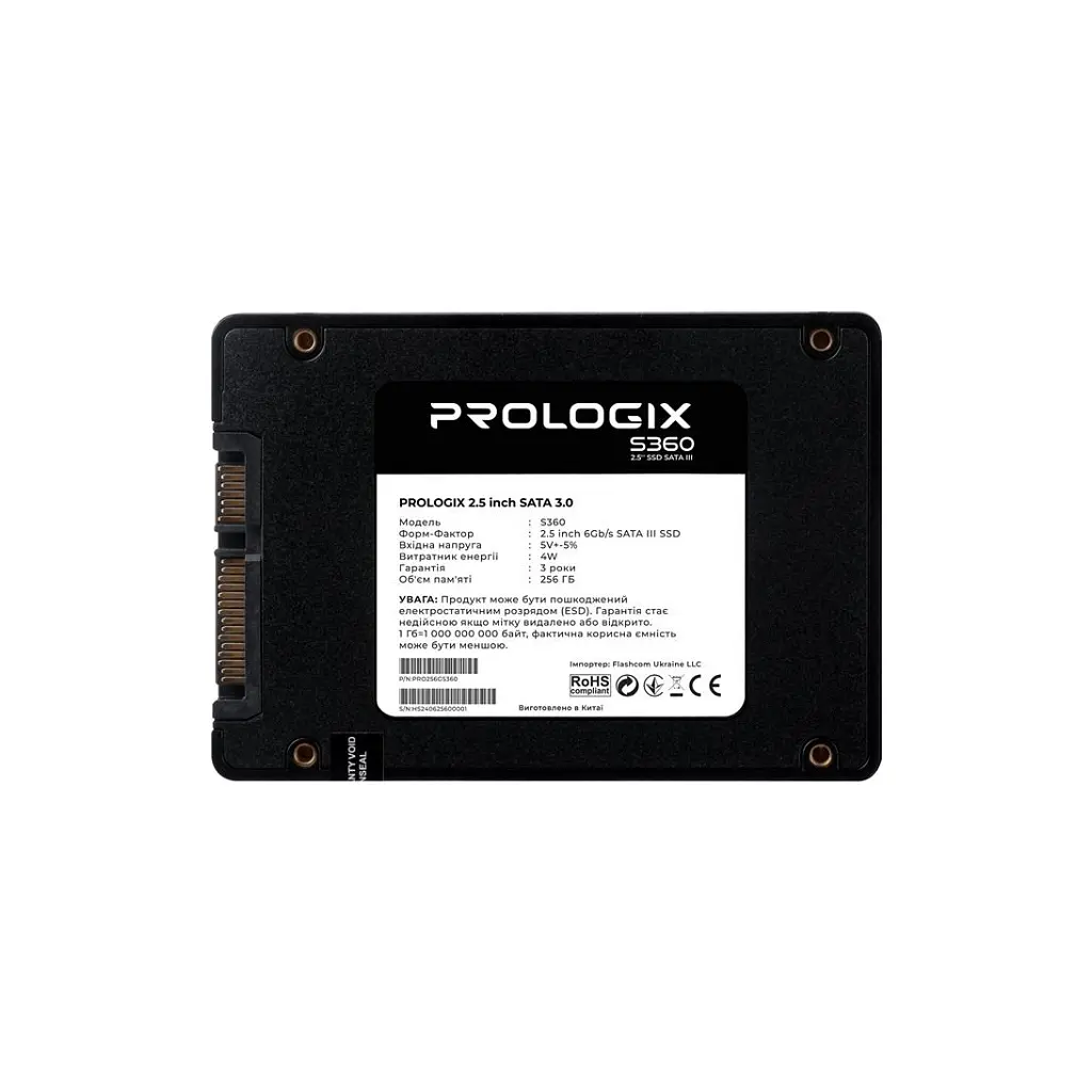 Накопичувач SSD 2.5" 256GB S360 Prologix (PRO256GS360) - фото 2