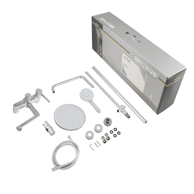 Душова система Mixxus Premium Lazar 009-J з виливом MI8272, Хром - фото 8