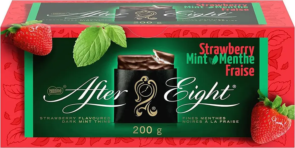 Шоколадні цукерки Nestle After Eight Strawberry Mint 200г - фото 6