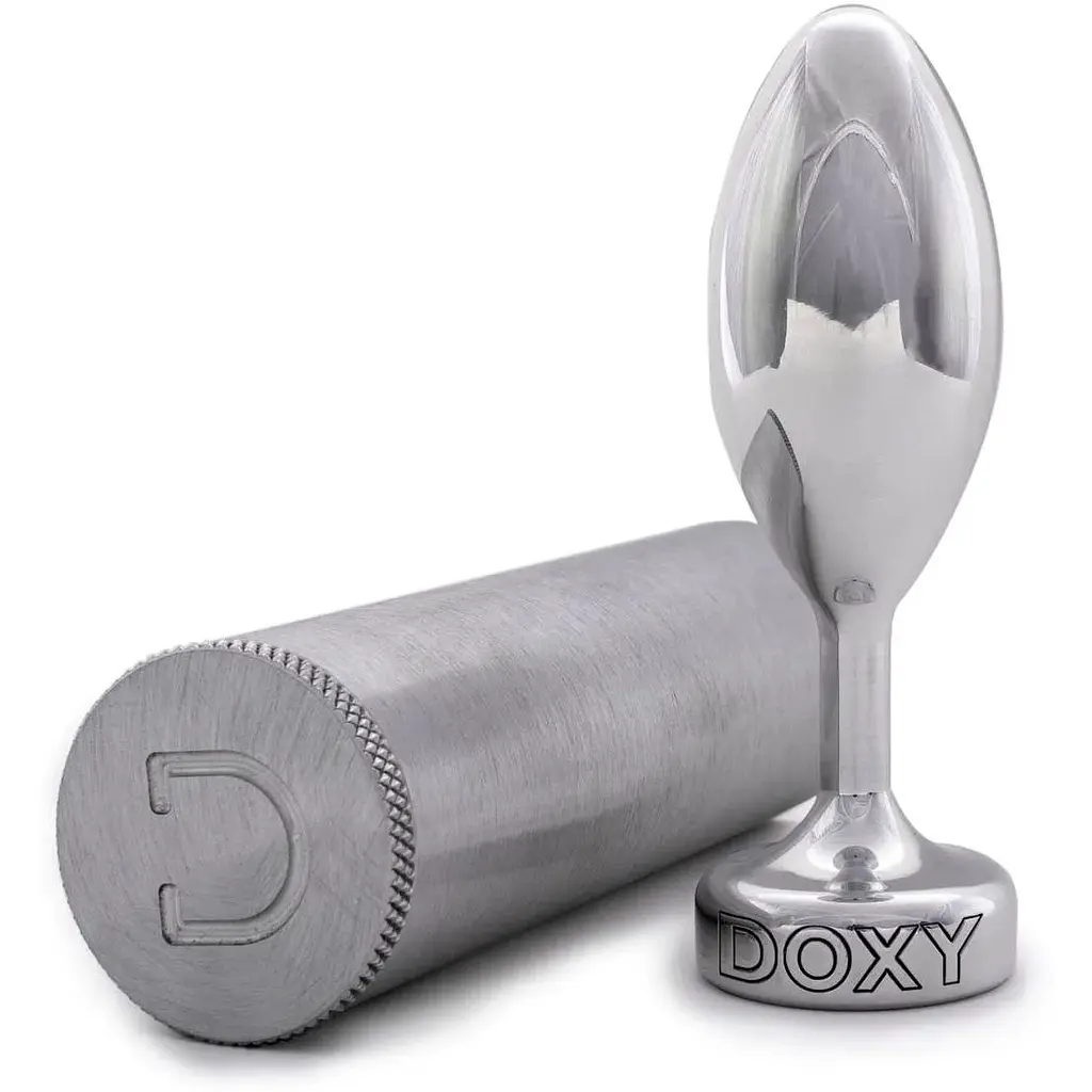 Металлическая анальная пробка Doxy Butt Plug Smooth гладкая диаметр 3.3 см - фото 4