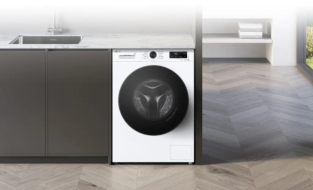 LG Пральна машина фронтальна, 9кг, 1400, A, 55см, - фото 3