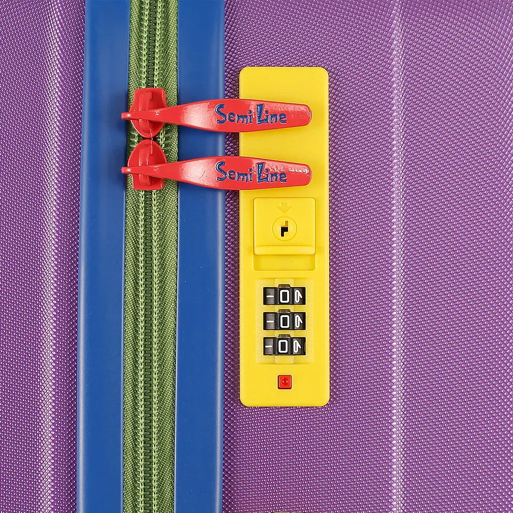 Валіза мала ручна поклажа Semi Line 20 дюймів (S) дюймів (S) ABS-Plastic Purple (T5804-1) - фото 7