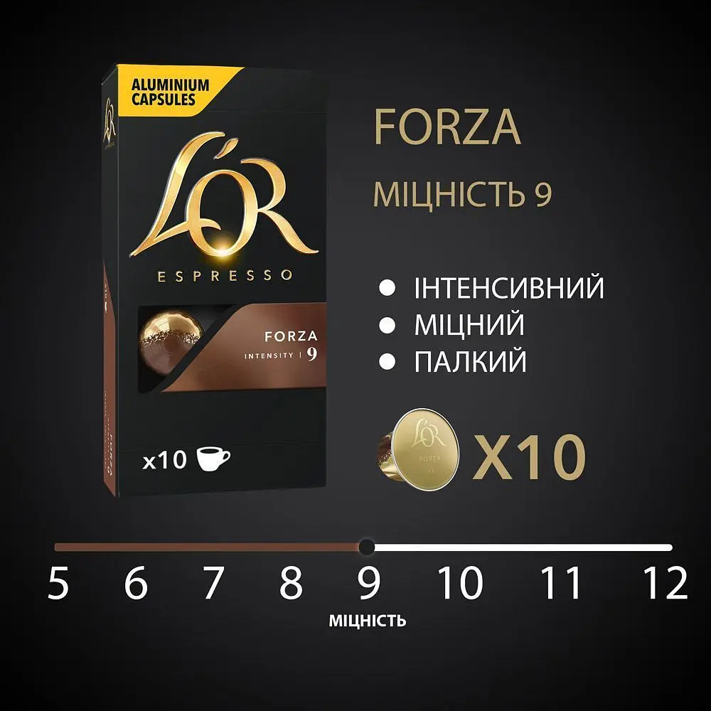 Кава в капсулах L'or Espresso Forza 10шт [156767] - фото 4