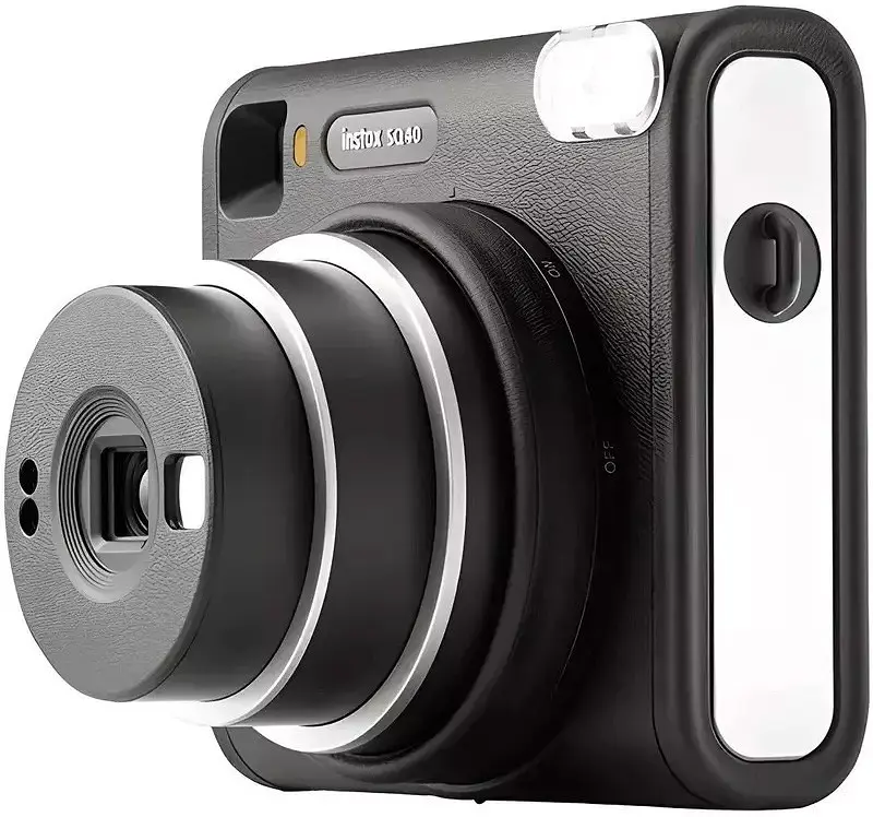 Подарунковий набір камера Fujifilm Instax Square SQ40 Фотопапір 20 шт. Чохол Фотоальбом 80 фото Чорний - фото 3