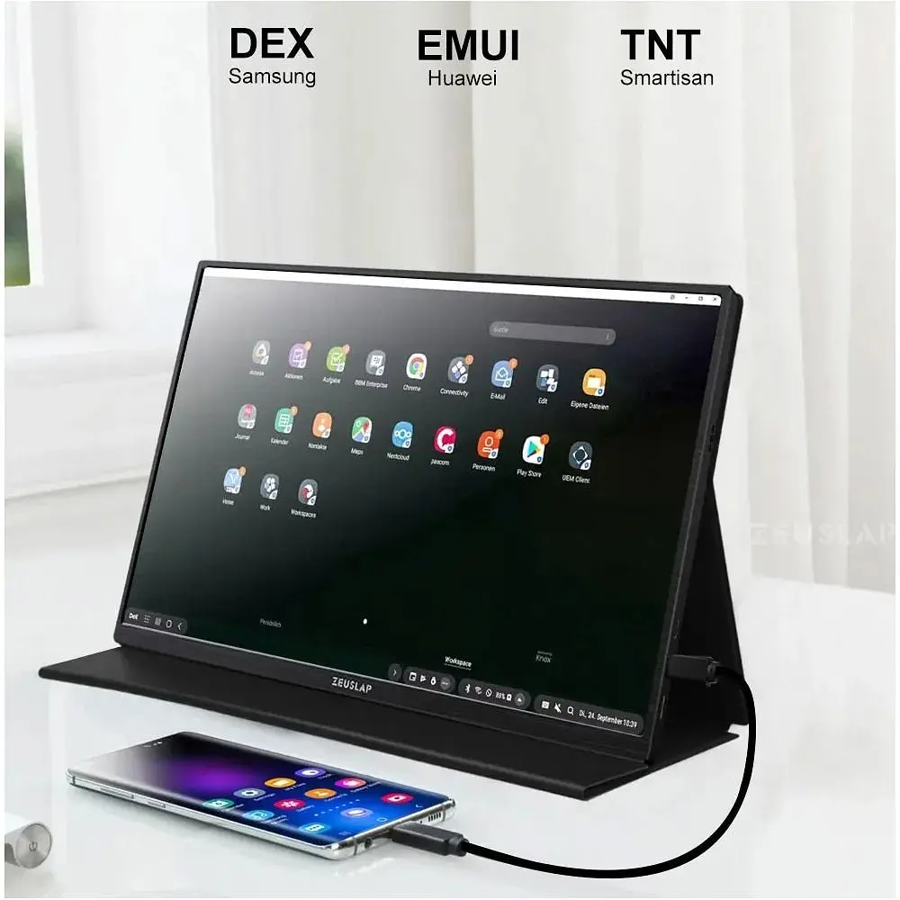 Портативный монитор Zeuslap Z14 Lite Pro Black [114219] - фото 3