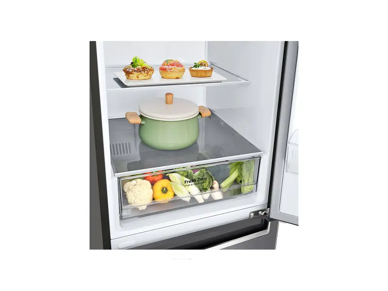 Холодильник з морозильною камерою LG GC-B509SLCL - фото 5
