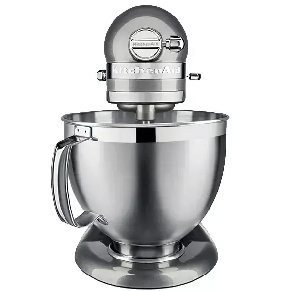 Кухонна машина KitchenAid Artisan 4,8 л 5KSM185PSEMS з відкидним блоком срібний медальйон - фото 3