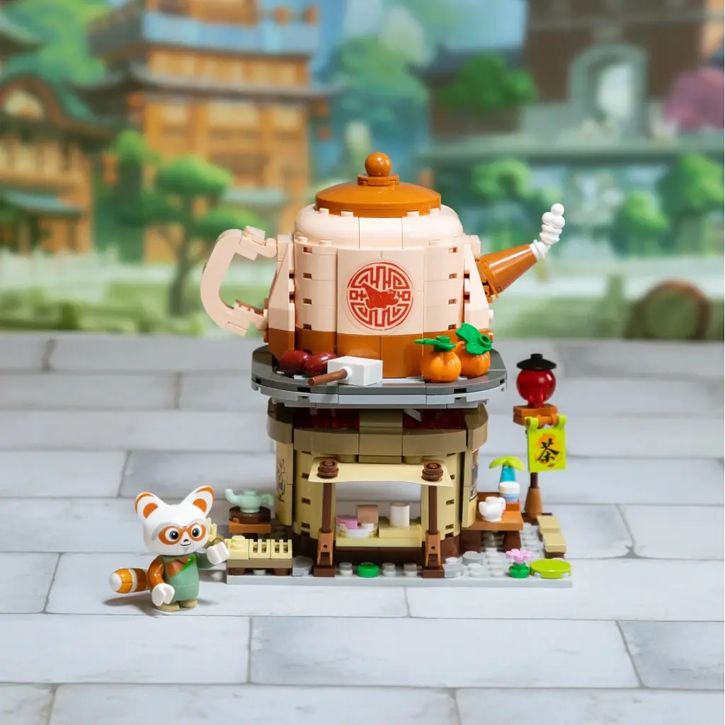 Конструктор Pantasy Kung Fu Panda Кунгфу Панда Міні Вид на вулицю - Чайна лавка Шифу (86507) - фото 2