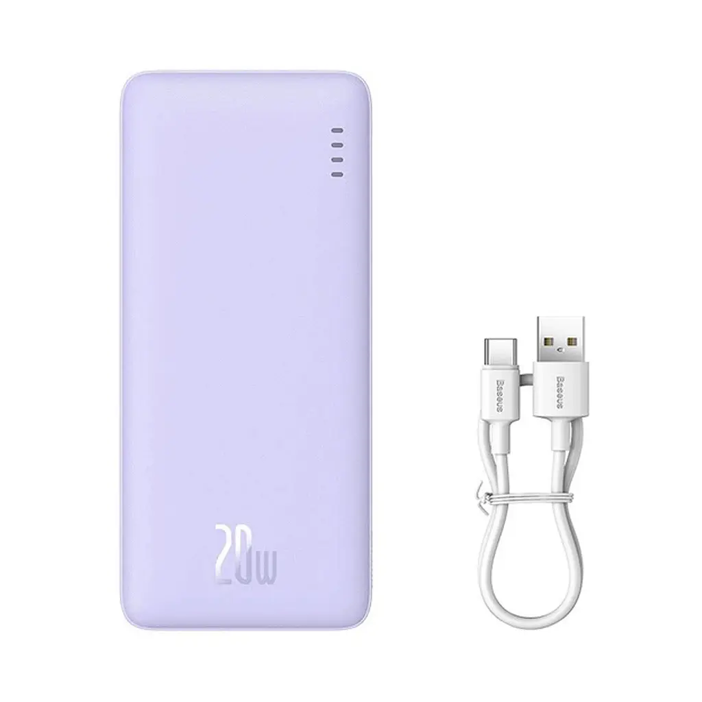 УМБ Baseus Airpow 20000mAh QC+PD 20W Purple (P10022804513-00) - фото 2