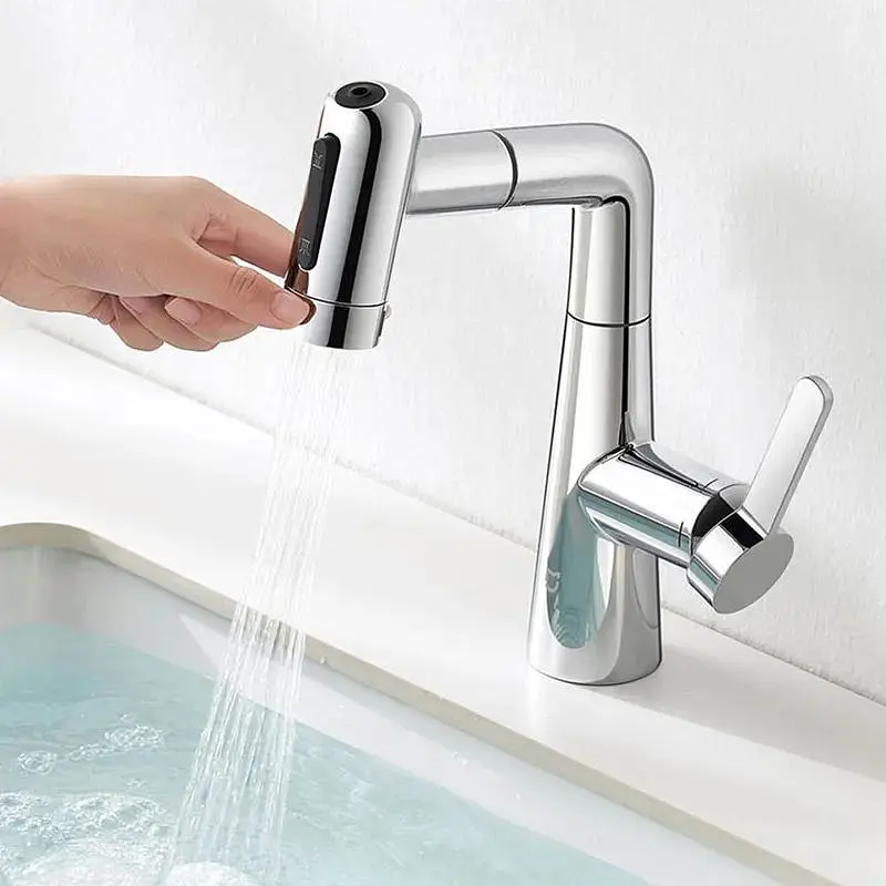 Змішувач для умивальника MiJia Pull-out Basin Faucet S1 (MJCLSMPLT01DB) [169362] - фото 4