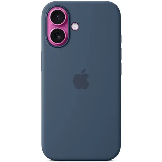 Силіконовий чохол CasePro Silicone Case with MagSafe Denim для iPhone 16 - фото 3