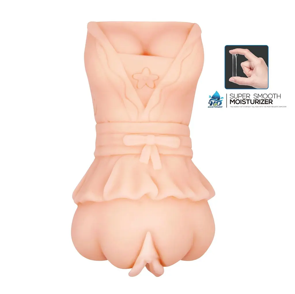 Реалістичний мастурбатор Crazy Bull Realistic Vagina (тілесний) - фото 10