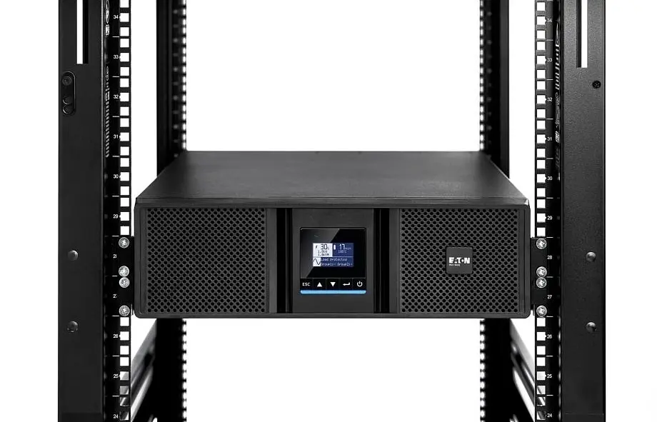 Eaton Джерело безперебійного живлення 9SX, 6000VA/6000W, RT3U, LCD, USB, RS232, 8xC13, 2xC19 - фото 3