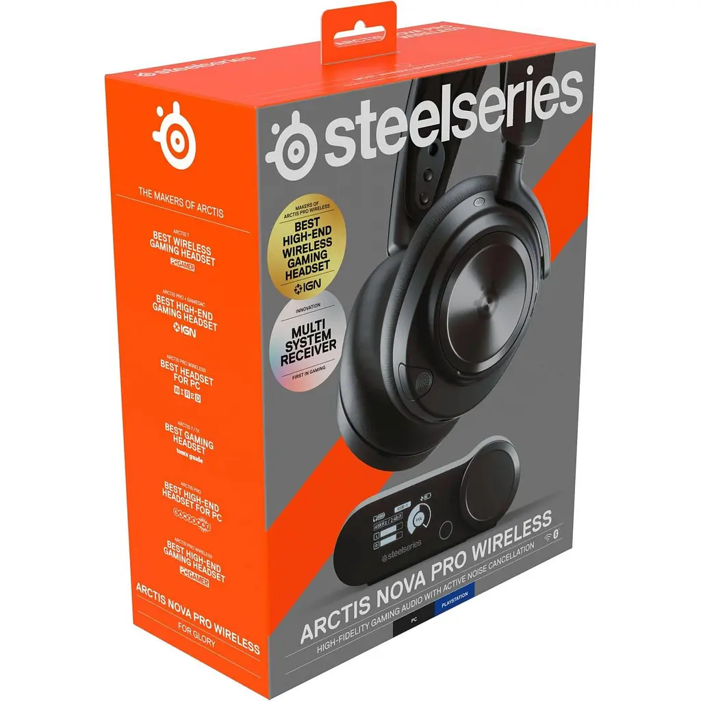 Игровая гарнитура SteelSeries Arctis Nova Pro Wireless P Black (61522) - фото 10