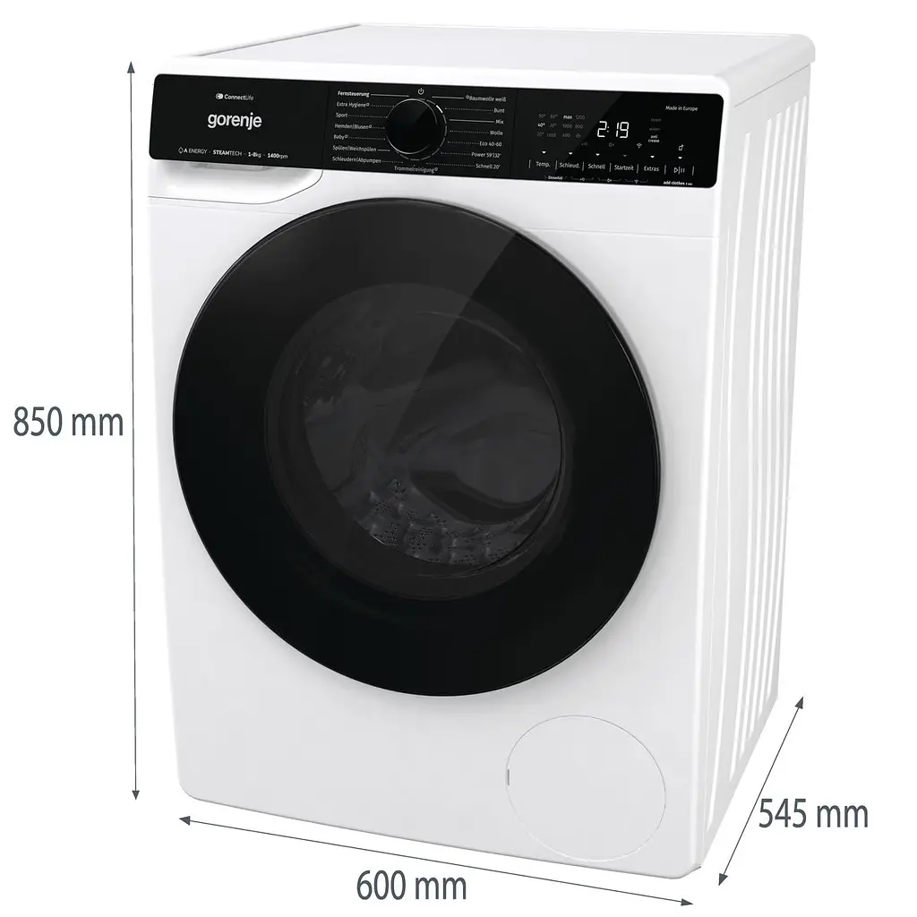 Пральна машина Gorenje WPNA 84 ATSWIFI3 (PS22/5414H) (742844) - фото 5