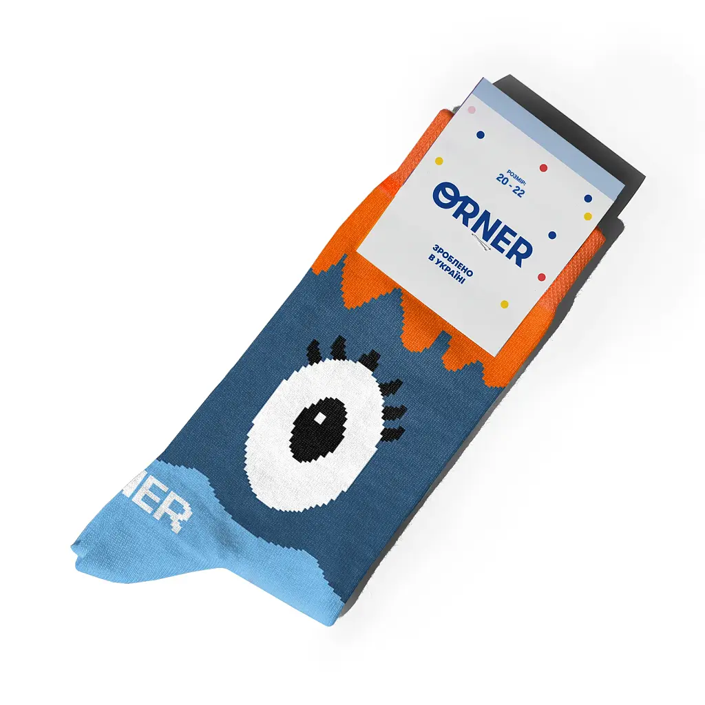 Набір дитячих шкарпеток «Монстрики» 16-18 - фото 6
