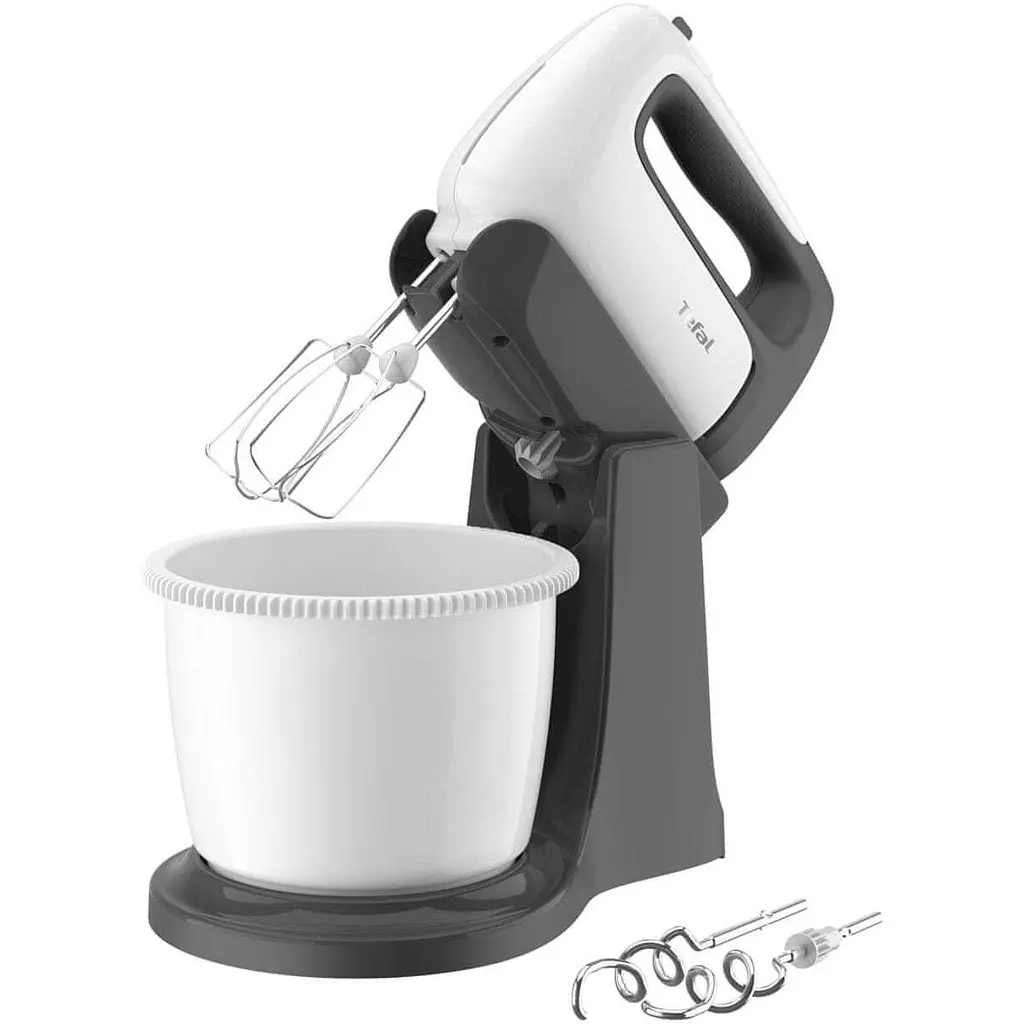 Міксер Tefal Prep'Mix+ Standbowl 500 Вт біло-сірий (HT464138) - фото 3