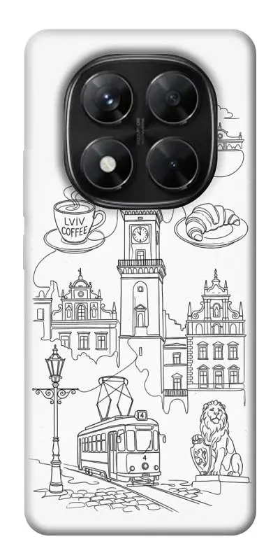 TPU чохол Demsky Lviv spirit для Xiaomi Redmi Note 14 Pro 5G